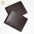 Men's Plain Brown Leather Wallet