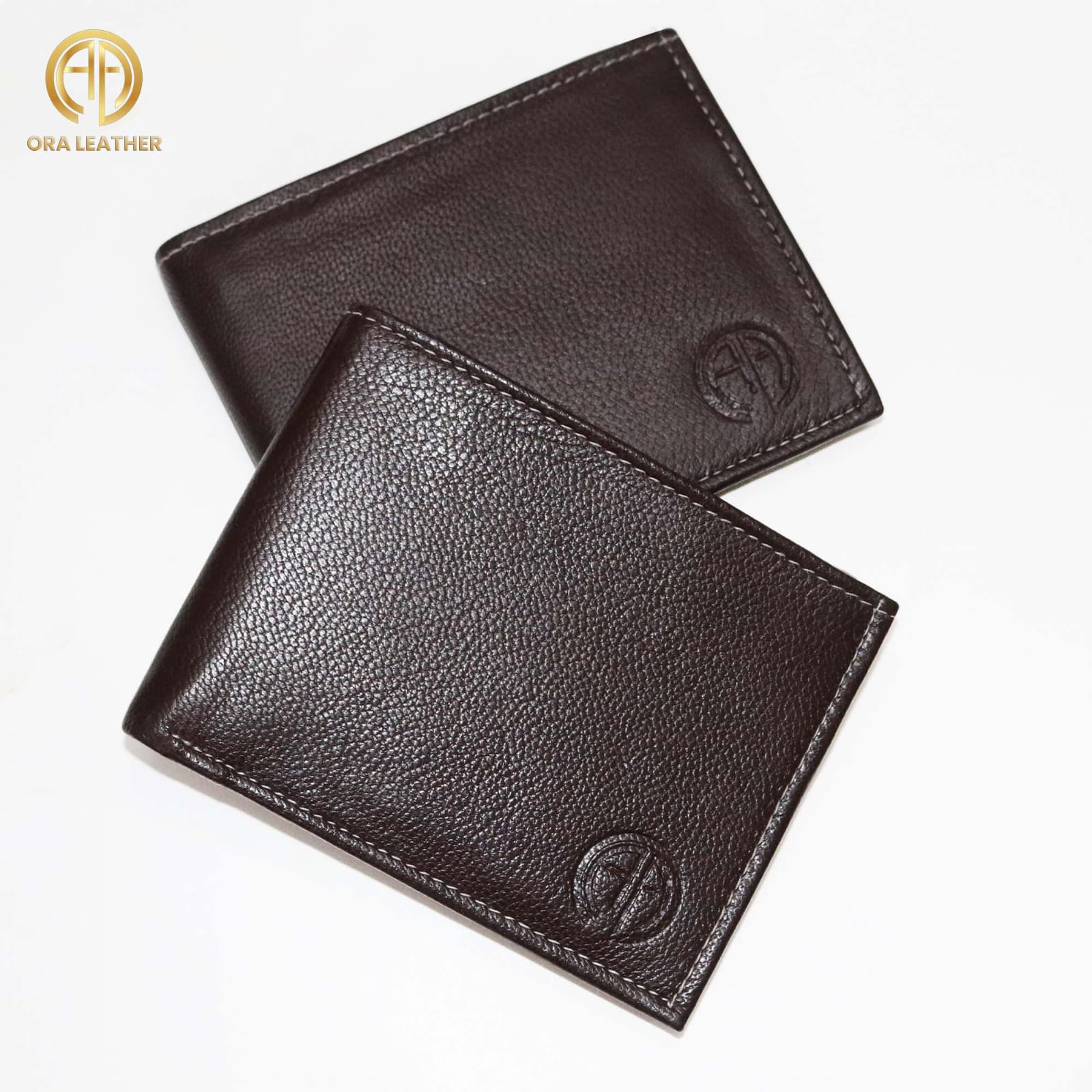 Men's Plain Brown Leather Wallet